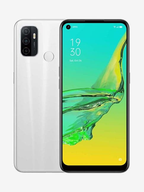 OPPO A53 64 GB (Fairy White) 4 GB RAM, Dual Sim 4G