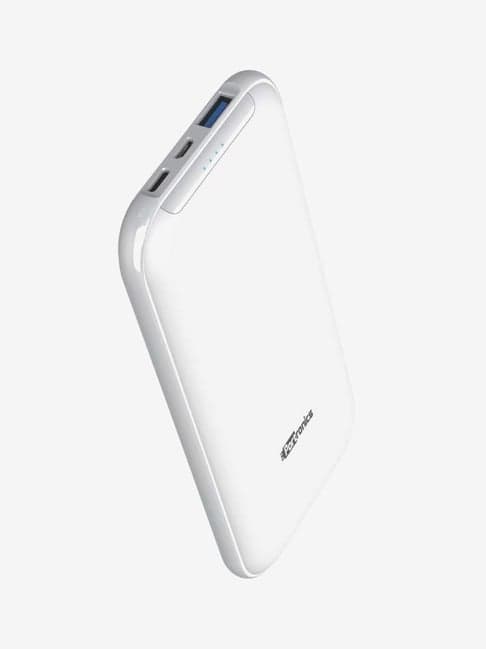 Portronics Smart Power 10K POR-1012 Dual Port 10000mAh Power Bank (White)