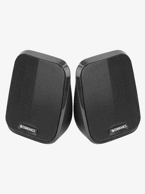 Zebronics 5W 2.0 Channel Wired Laptop/Desktop Speaker (ZEB-Fame, Black)