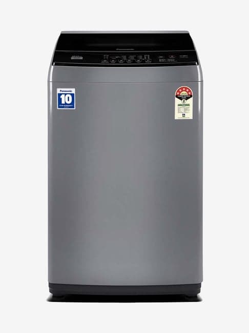 Panasonic 8 kg 5 Star Fully Automatic Top Load Washing Machine (NA-F80LF1HRB, Grey)