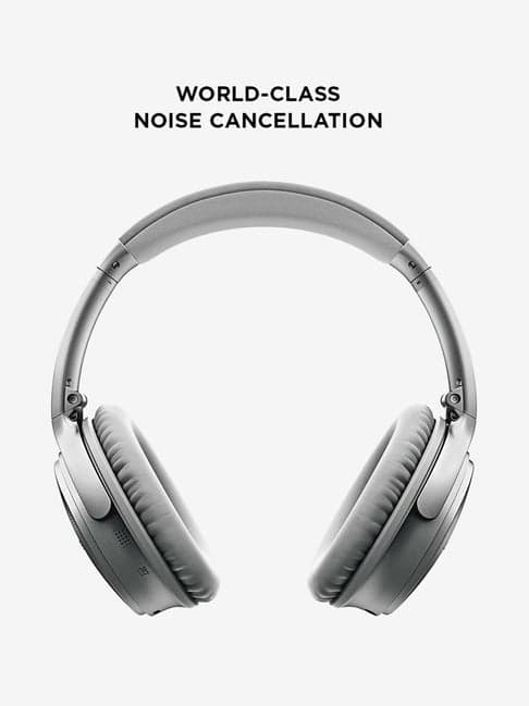 Bose Quietcomfort 35 II Noise Cancelling Bluetooth Headphone With Microphone & Voice Control(Silver)
