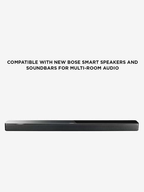 Bose Smart Soundbar 700 Bluetooth Soundbar Wifi Connectivity & Voice Control Built-In (Black)