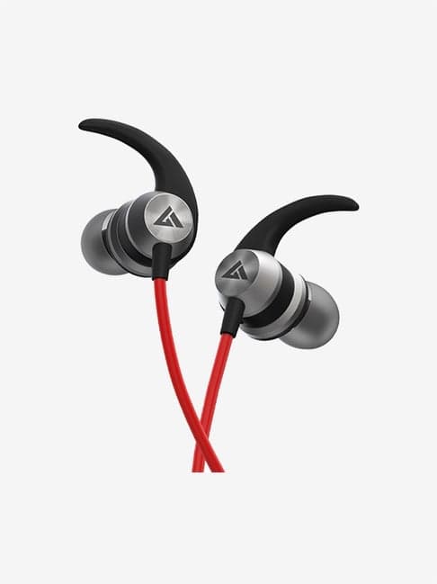 Boult Audio BassBuds X1 In-Ear Wired Earphones with 10mm Extra Bass Driver and Mic (Red)