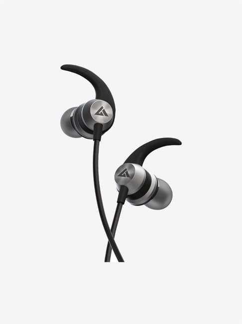Boult Audio BassBuds X1 In-Ear Wired Earphones with 10mm Extra Bass Driver and Mic (Grey)