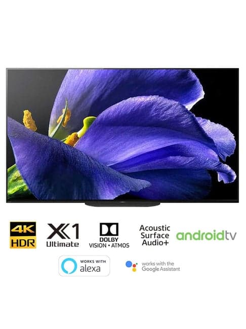 Sony 139 cm (55 Inches) Smart 4K Ultra HD Android OLED TV Master KD-55A9G (Black, 2019 Range)