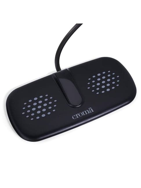 Croma QI certified Fast charging 30W dual pad wireless charger (with 18W QC adapter) (CRCA1796)