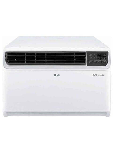 LG 1.0 Ton Dual Inverter 5 Star Copper (R-32) Wi-Fi Window AC (JW-Q12WUZA,White)