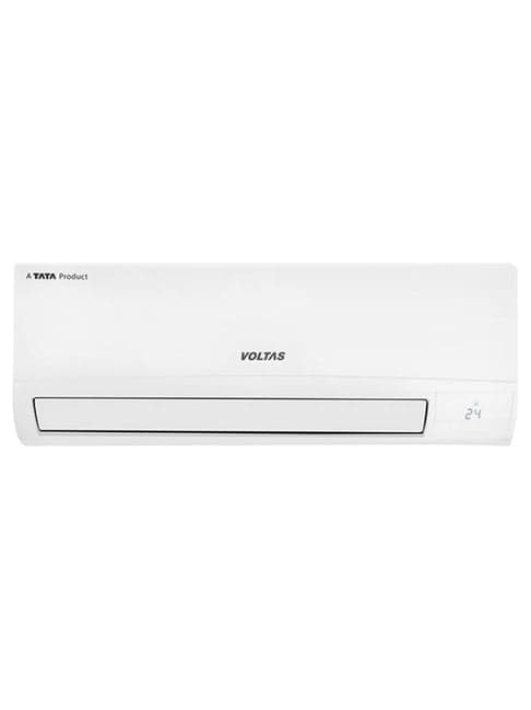 Voltas 1.0 Ton Inverter 3 Star Copper 123V DZX (R-32) Split AC (White)