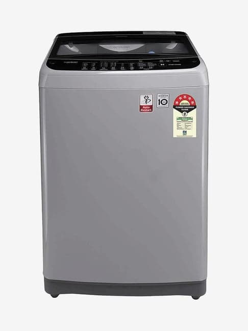LG 6.5 Kg 5 Star Inverter Fully Automatic Top Load Washing Machine (T65SJSF3Z, Silver)