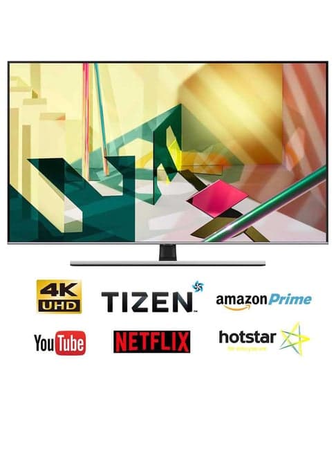 Samsung 138 cm (55 Inches) Smart 4K Ultra HD QLED TV QA55Q70TAKXXL (2020 Model, Black)