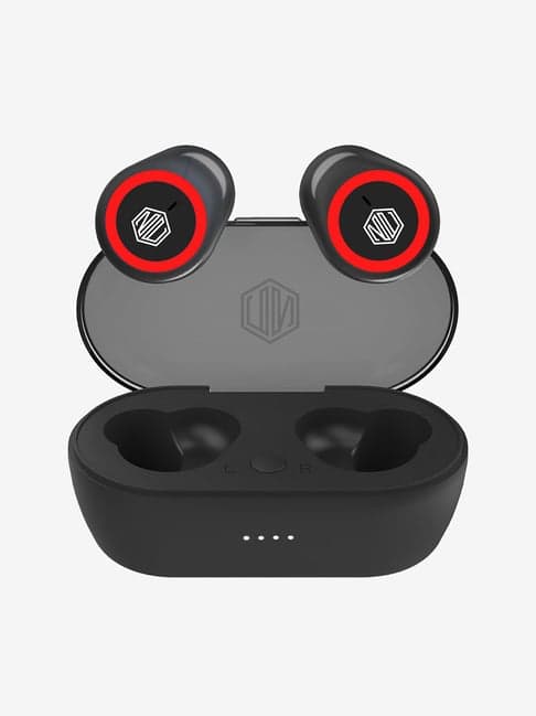 Nu Republic Starbuds 4 True Wireless Earbuds TWS with Mic X-Bass Upto 20hrs playtime (Red/Black)