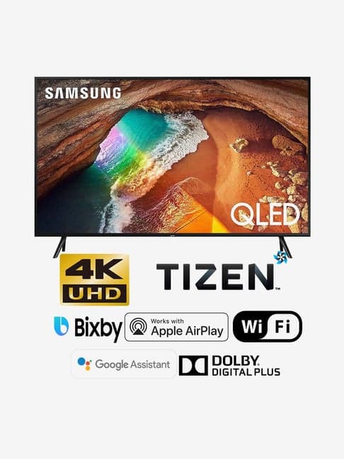 Samsung 108 cm (43 Inches) Smart Ultra HD 4K QLED TV QA43Q60RAKXXL (2019 Model, Charcoal Black)