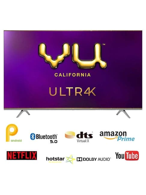 Vu 139 cm (55 Inches) Android Smart 4K Ultra HD LED TV 55UT (Grey)