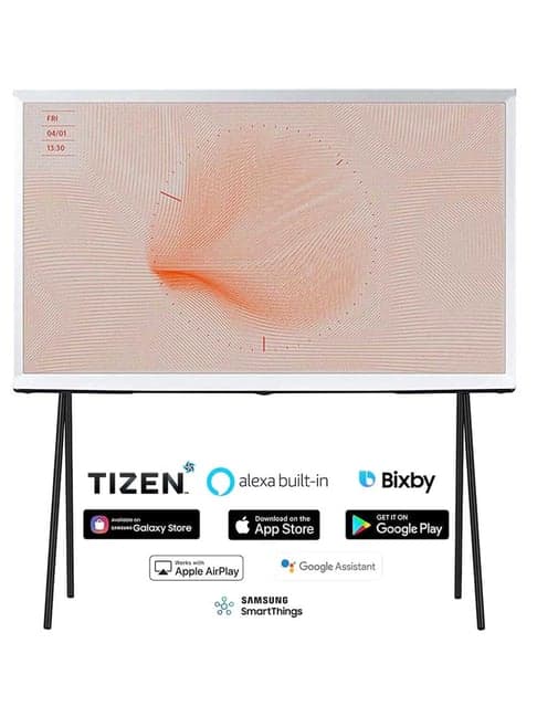 Samsung 108 cm (43 Inches) Smart 4K Ultra HD QLED TV QA43LS01TAKXXL (Cloud White)
