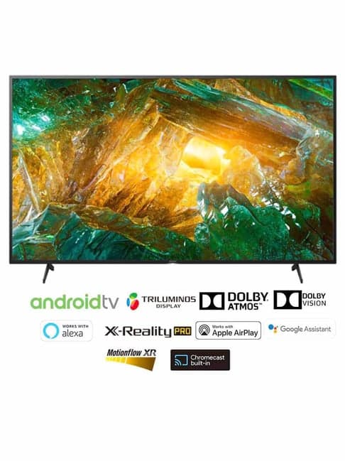 Sony 108 cm (43 Inches) Android Smart Ultra HD 4K LED TV KD-43X8000H (2020 Model, Black)