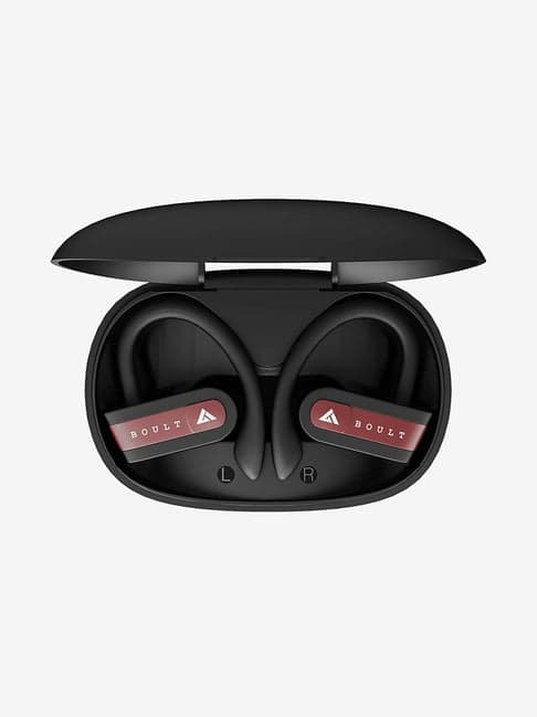 Boult Audio AirBass MuseBuds True Wireless Earbuds with 18H Total Playtime (Red)