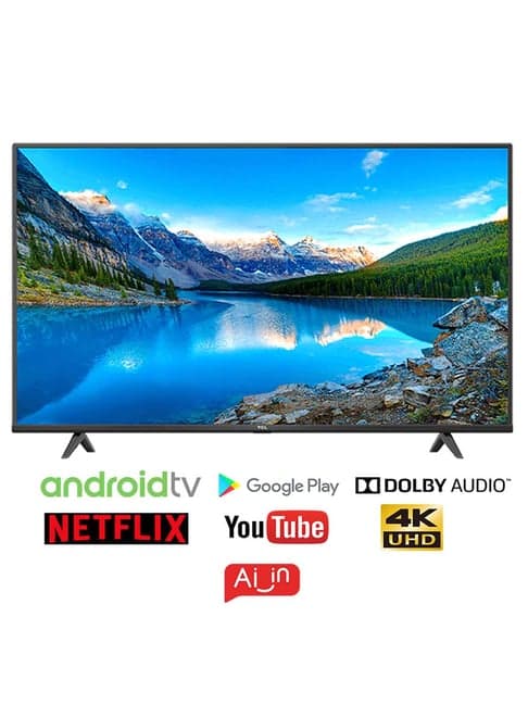 TCL 138.7 cm (55 Inches) Google Certified Android Smart Ultra HD 4K LED TV 55P615 (2020 Model,Black)