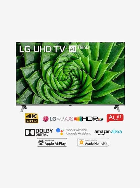 LG 139.7 cm (55 Inches) Smart Ultra HD 4K LED TV 55UN8000PTA (2020 Model, Black)