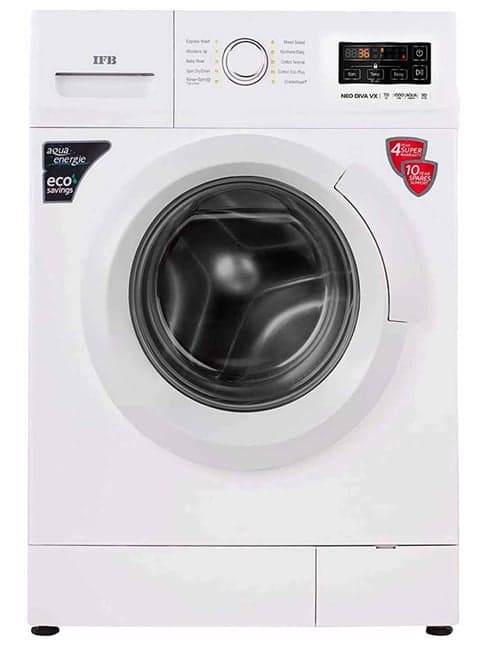 IFB 7Kg 5 Star Fully Automatic Front Load Washing Machine with Heater (NEODIVA-VX,White)