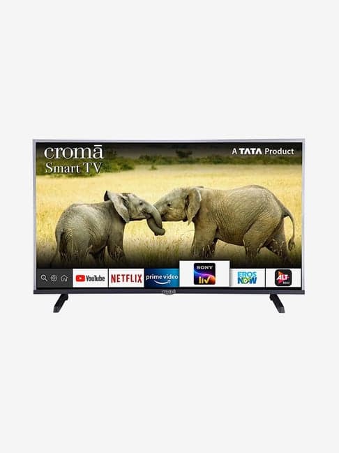 Croma 100.3 cm (39.5 Inches) Full HD Smart Android Based LED TV (CREL7362N, Black) (2020 Model)