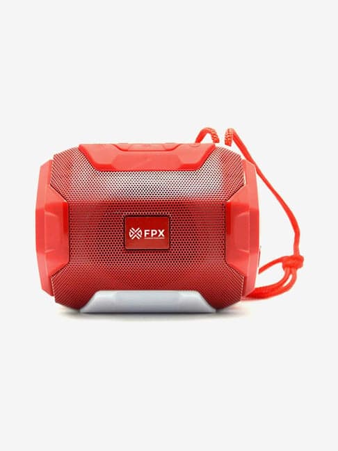 FPX Hertz Wireless Bluetooth Speaker with Super Bass Voice (Red)