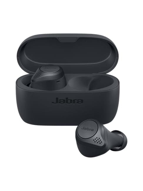 Jabra Elite 75t True Wireless Bluetooth Earbuds with Charging Case (Black)