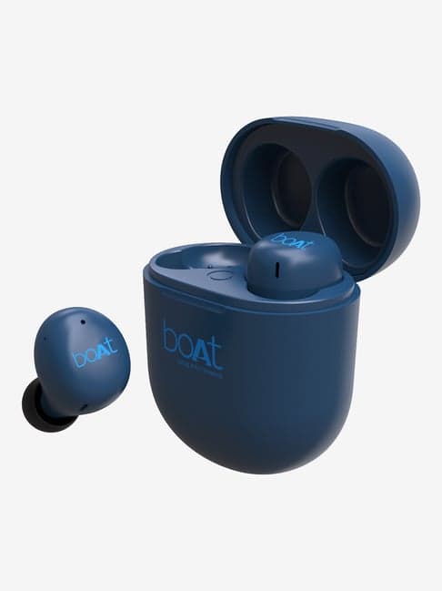 boAt Airdopes 383 T TWS Earbuds with Up to 20H Playback, ASAP Charge, IWP (Blue)