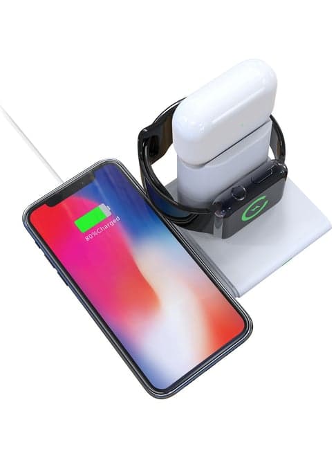 UNIGEN UNIDOCK 150 3-in-1 Type-C PD Wireless Charging Modular Station (White)