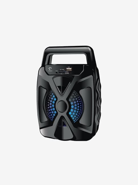 I Kall IK-101 Lighting Bluetooth Rechargeable Speaker with Inbuilt FM (Black)