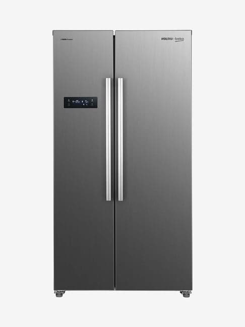Voltas Beko 563L Inverter Frost Free Side by Side Refrigerator (Inox, RSB585XPE) | 2 Year Warranty