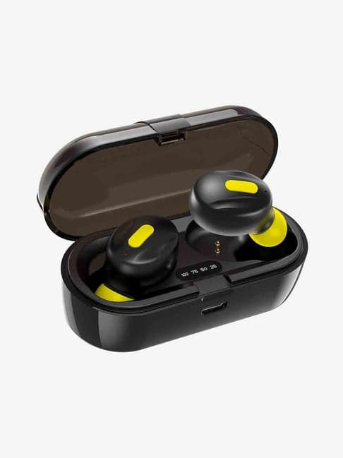 WeCool Moonwalk Mini Earbuds with Magnetic Charging Case (Black)