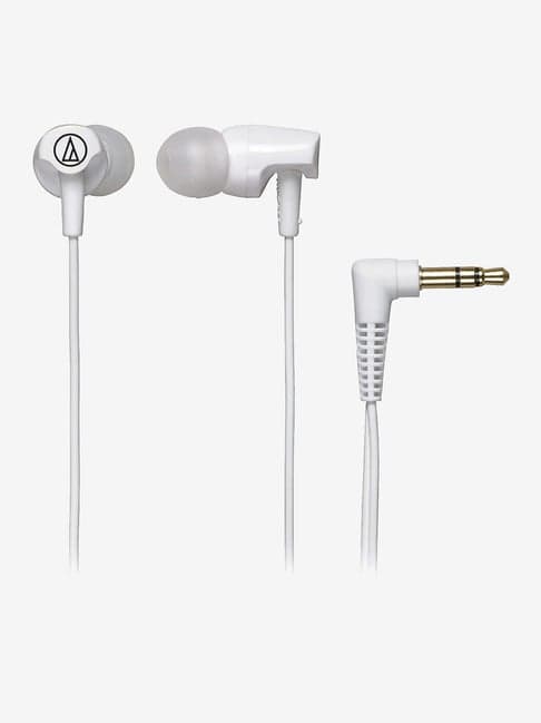 Audio-Technica ATH-CLR100 Wired Earphone (White)