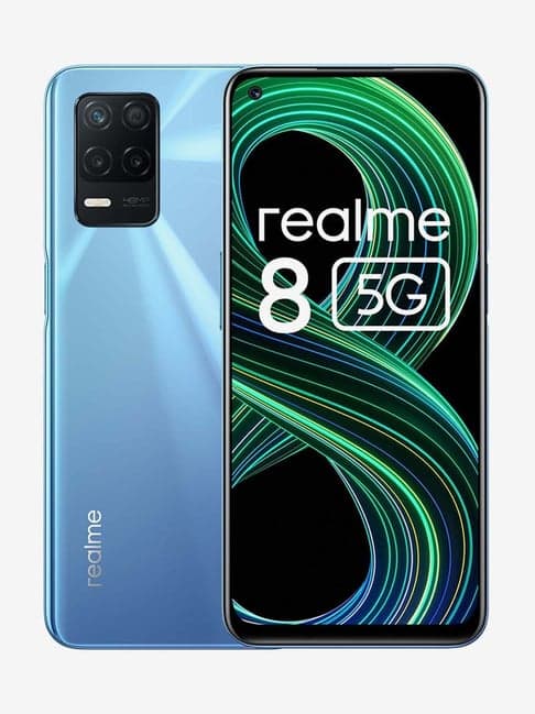 realme 8 64 GB (Supersonic Blue) 4 GB RAM, Dual SIM 5G