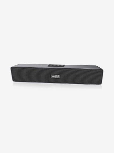 UBON SP-70 Cool Bass Portable Speaker 1600mAh Battery 10W Bluetooth Soundbar (Black)