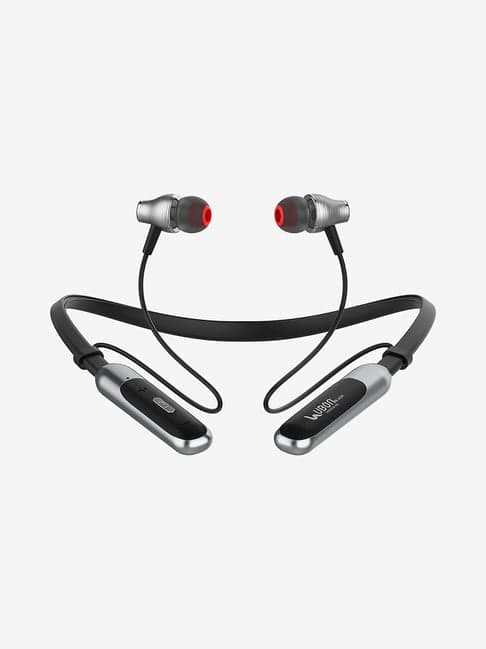 UBON CL-65 In-Ear Bluetooth Neckband With Magnetic Earbuds (Silver)
