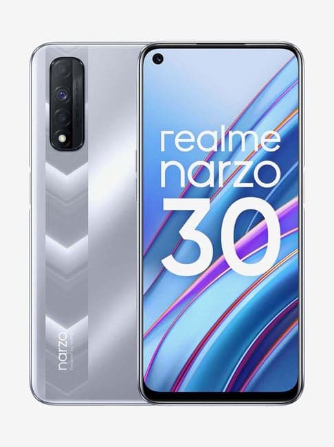realme Narzo 30 64 GB (Racing Silver) 4 GB RAM, Dual SIM 4G
