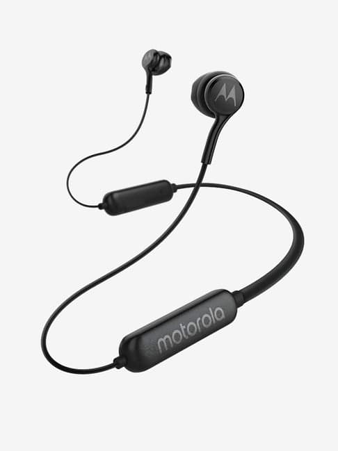 Motorola Ververap 105 SH051 Neckband with Mic (Black)