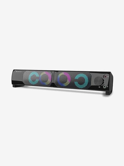 Zebronics Zeb-Wonderbar 10 2.0 Channel 10W Computer Speaker with RGB Lights (Black)