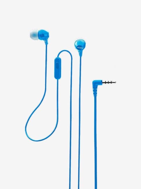 Sony MDR-EX14AP Wired Earphone with Mic (Blue)