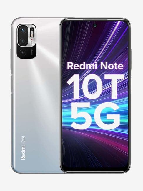 Redmi Note 10T 64 GB (Chromium White) 4 GB RAM, Dual SIM 5G