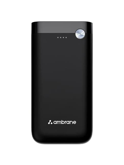 Ambrane PP-20 Pro 20000mAh Power Bank with 20W Fast Charging (Black)