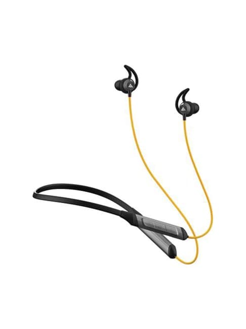 Boult Audio ProBass Xcharge Wireless Bluetooth Earphones with 24H Playtime & Fast Charging (Yellow)