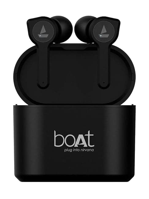 boAt Airdopes 408 True Wireless Earbuds with Mic (Active Black)