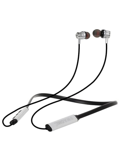 SwagMe Jhankaar NB003 Wireless Neckband Earphone with Bluetooth - Silver