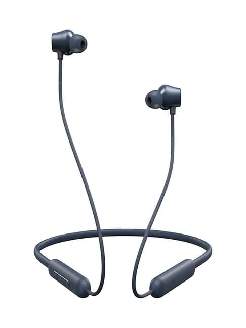 DIZO Wireless Bluetooh Headset (by realme TechLife) (Neckband, Blue)