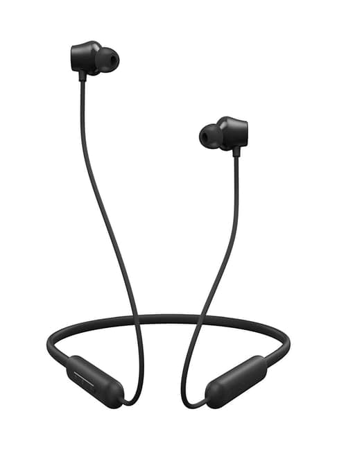 DIZO Wireless Bluetooh Headset (by realme TechLife) (Neckband, Black)
