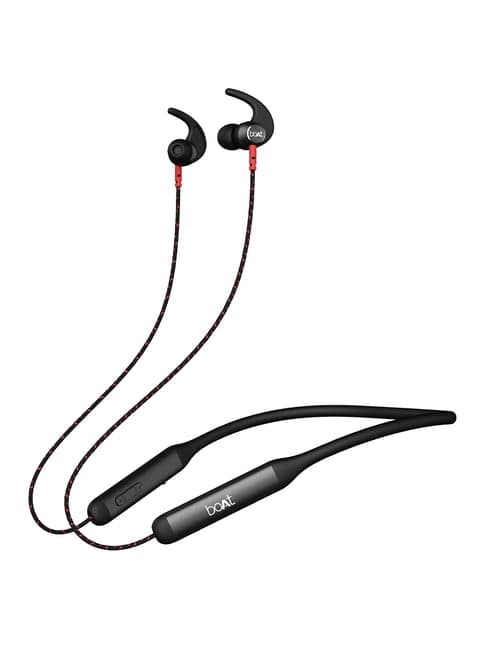 boAt Rockerz 333 T Wireless Bluetooth Neckband with Mic (Cherry Black)