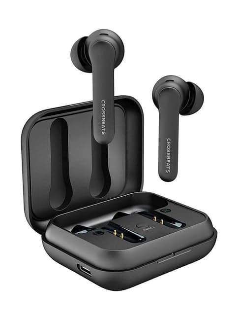 Crossbeats Enigma True Wireless Bluetooth Earbuds with Mic (Black)