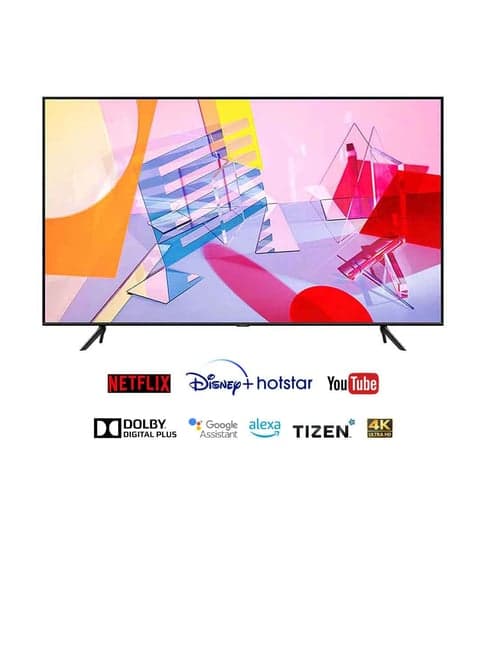 Samsung 138 cm (55 Inches) Smart 4K Ultra HD QLED TV QA55Q60TAKXXL (Black)