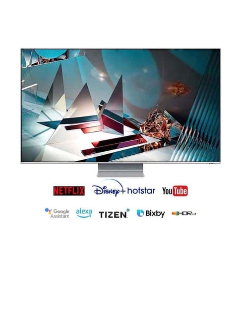 Samsung 163 cm (65 Inches) Smart Ultra HD 8K QLED TV QA65Q800TAKXXL (Eclipse Silver)